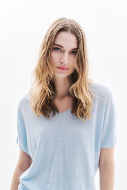 Jersey Milanel2 azul cielo mujer
