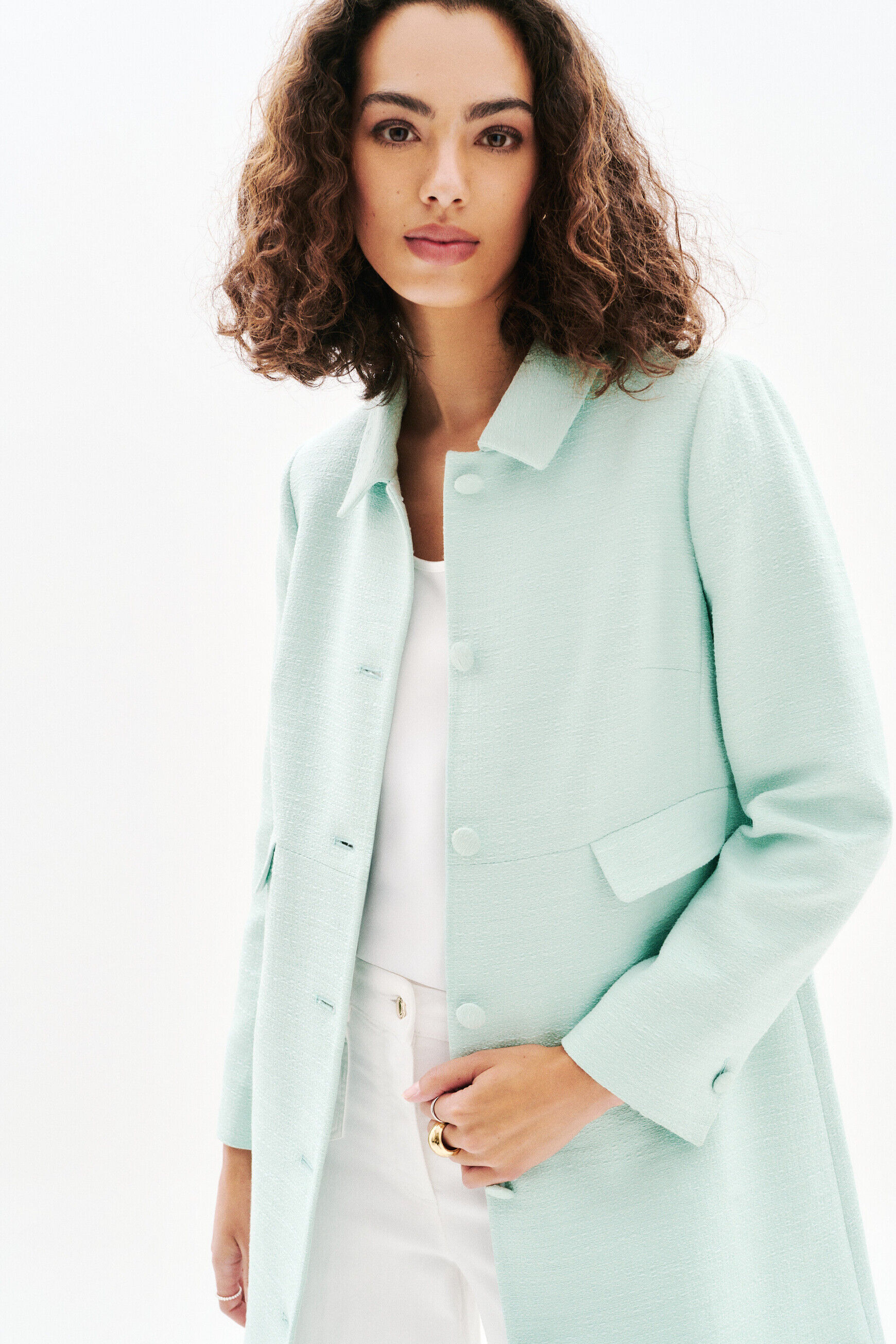 Manteau Granita2 vert clair femme