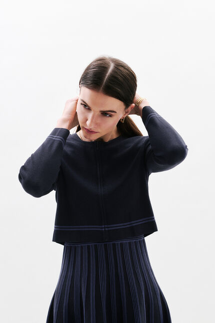 Chaqueta Msoleil azul marino mujer