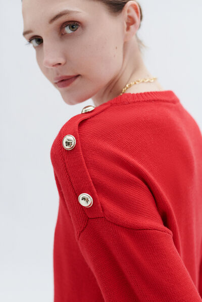 Pull marilou rouge femme