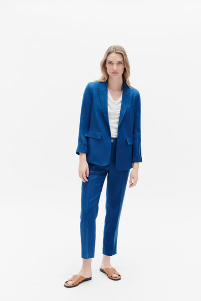 pantalon randy bleu femme