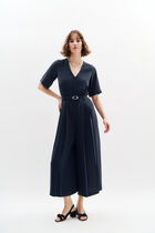 Cpinceau jumpsuit navy blue woman