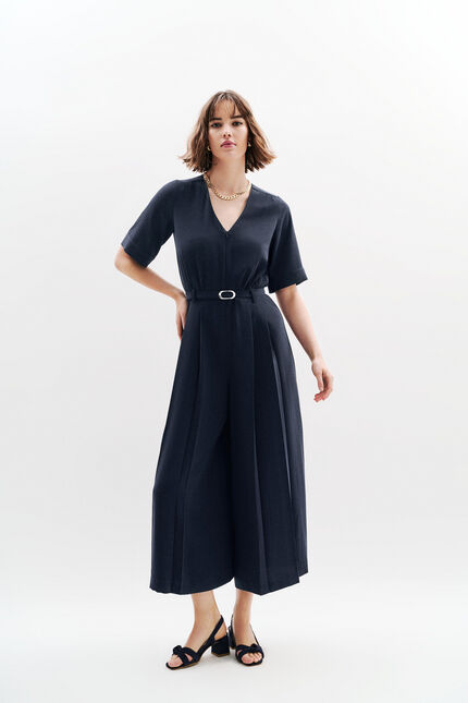Mono Cpinceau azul marino mujer