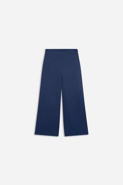 pantalon pandi 100 lin bleu marine femme Pantalon pandi 100% lin bleu marine femme