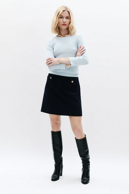 maglione mjulietta celeste donna