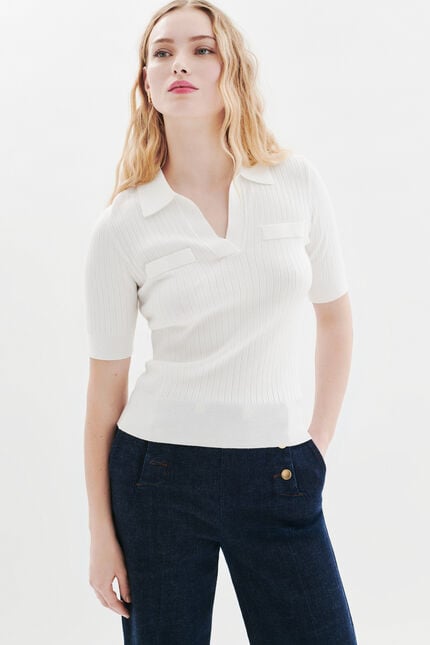 Pull Mcamille ecru femme