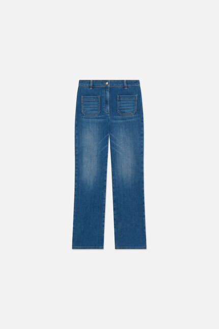 Pantalon pelley denim denim stone femme