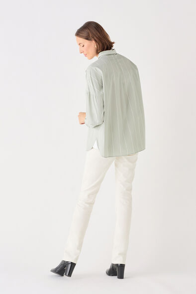 camisa claudy verde pastel mulher Camisa Claudy verde pastel mulher