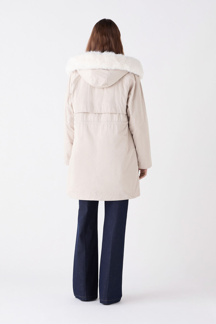 Parka gtoundra ecru femme