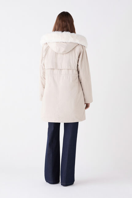 Parka gtoundra ecru femme