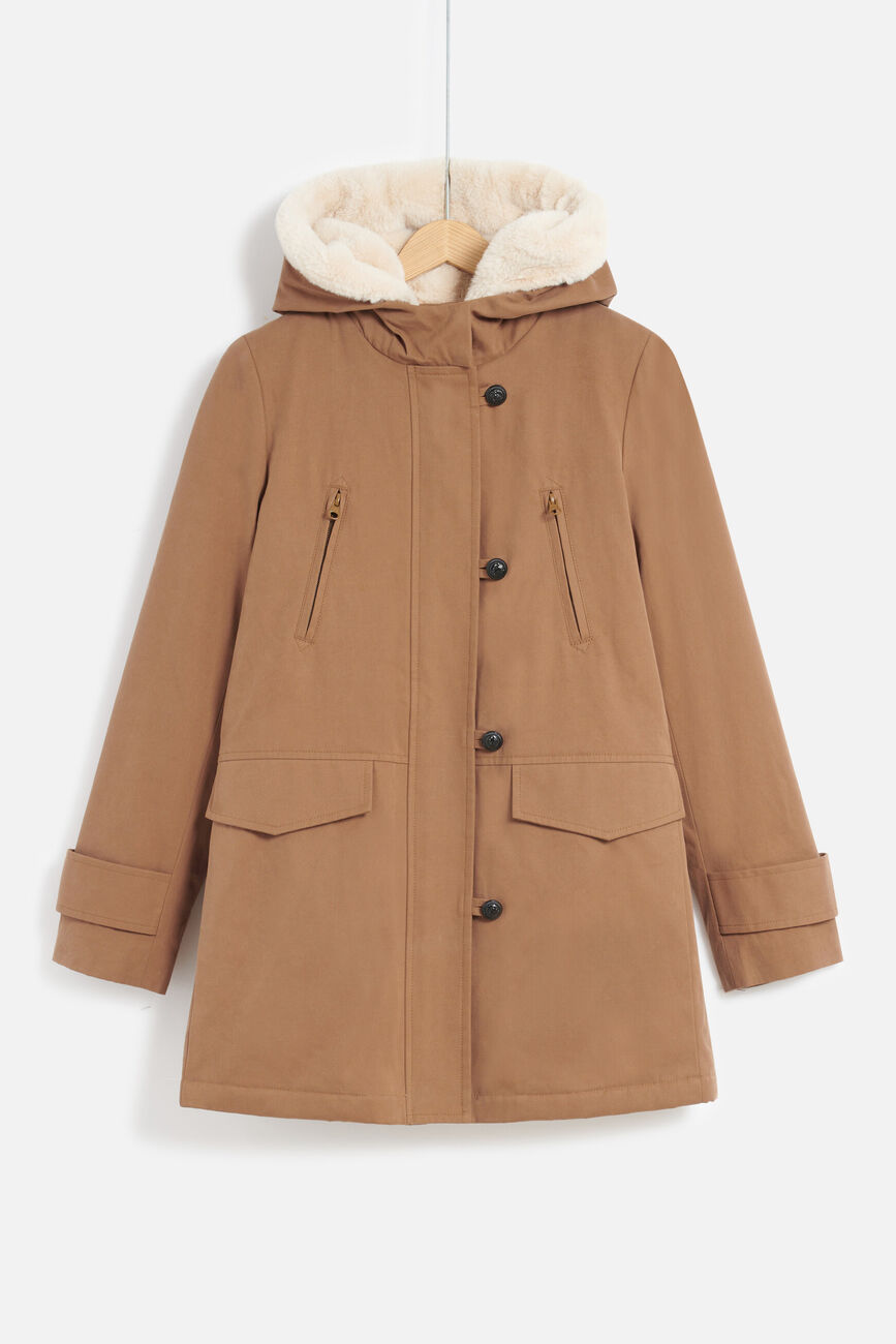 parka electra taupe femme