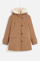 Electra parka taupe woman
