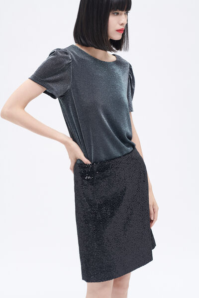 Jupe jafa noir femme