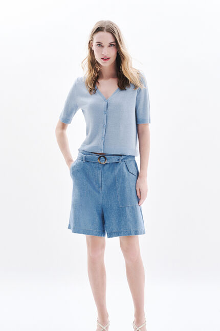 Shorts Sagnes himmelblau damen