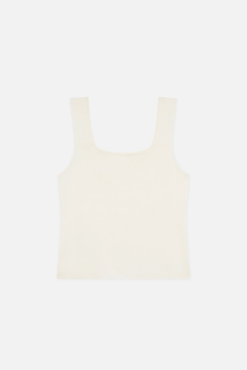 Top Mclaudia ecru femme
