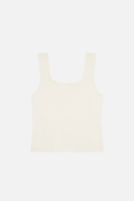 Top Mclaudia ecru femme