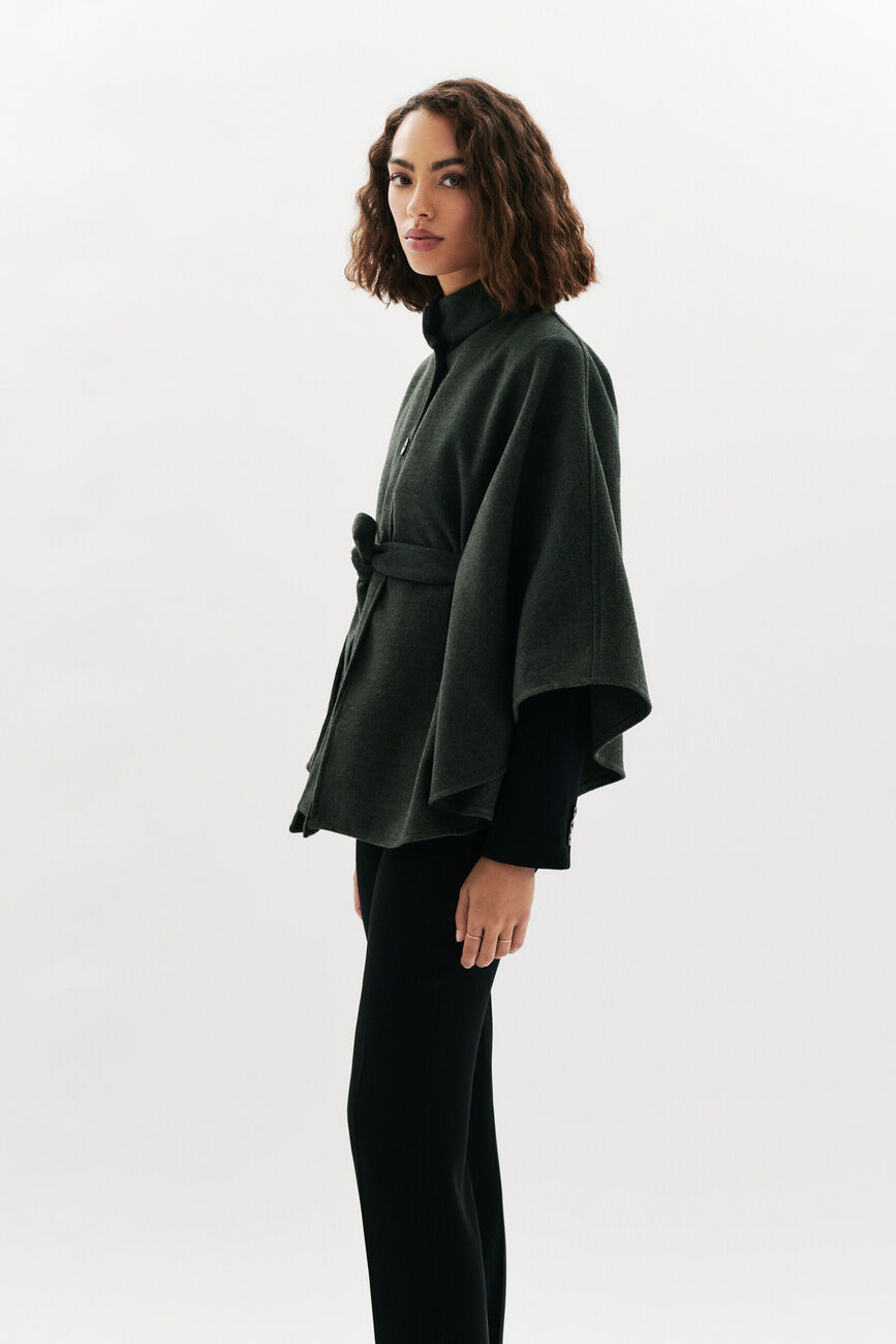 Poncho Hacaro grau damen