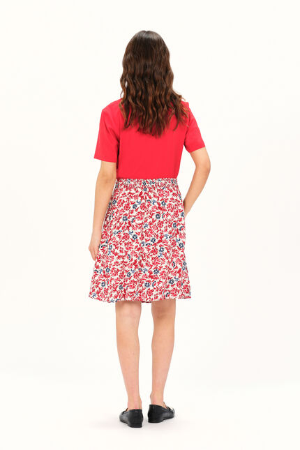 Jupe jade rouge clair femme