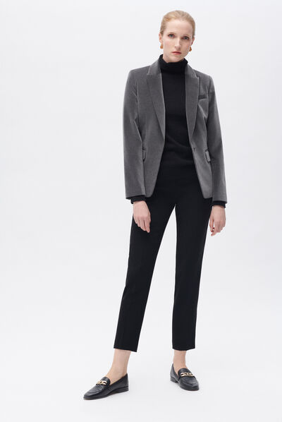 Blazer Aurora grigio scuro donna