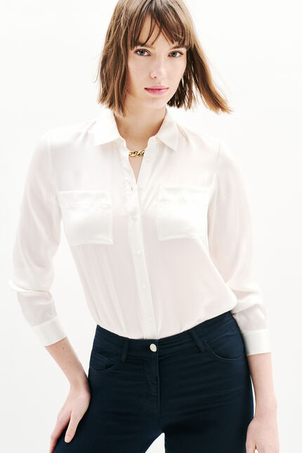 pantacourt mason bleu marine femme