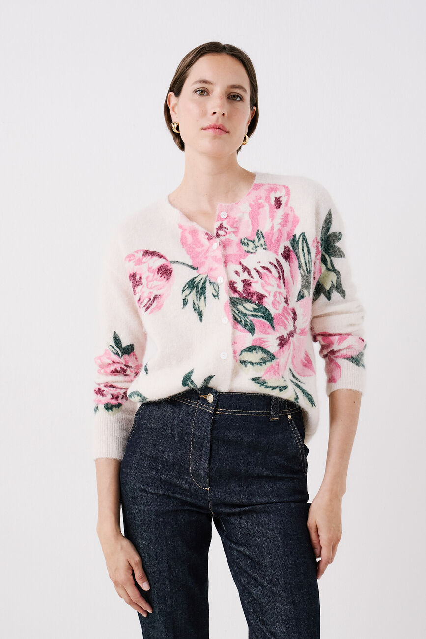mano cardigan ivory woman
