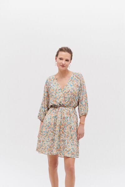 robe magnolia ivoire femme