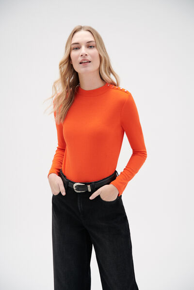 t-shirt liviana arancio donna
