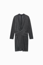 Rmindy dress silver grey woman