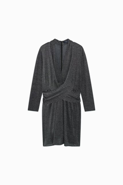 Rmindy dress silver grey woman