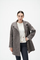 Gathieu coat taupe woman