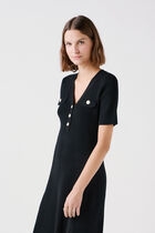 Raja dress black woman
