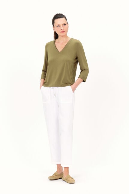 T-shirt tbasic vert femme