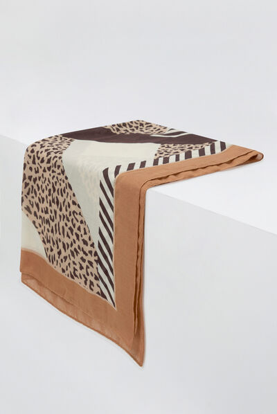 foulard valena ecru femme