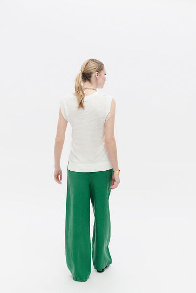 Pul moceane blanc femme