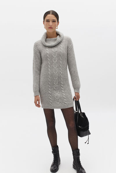 robe dona gris clair femme