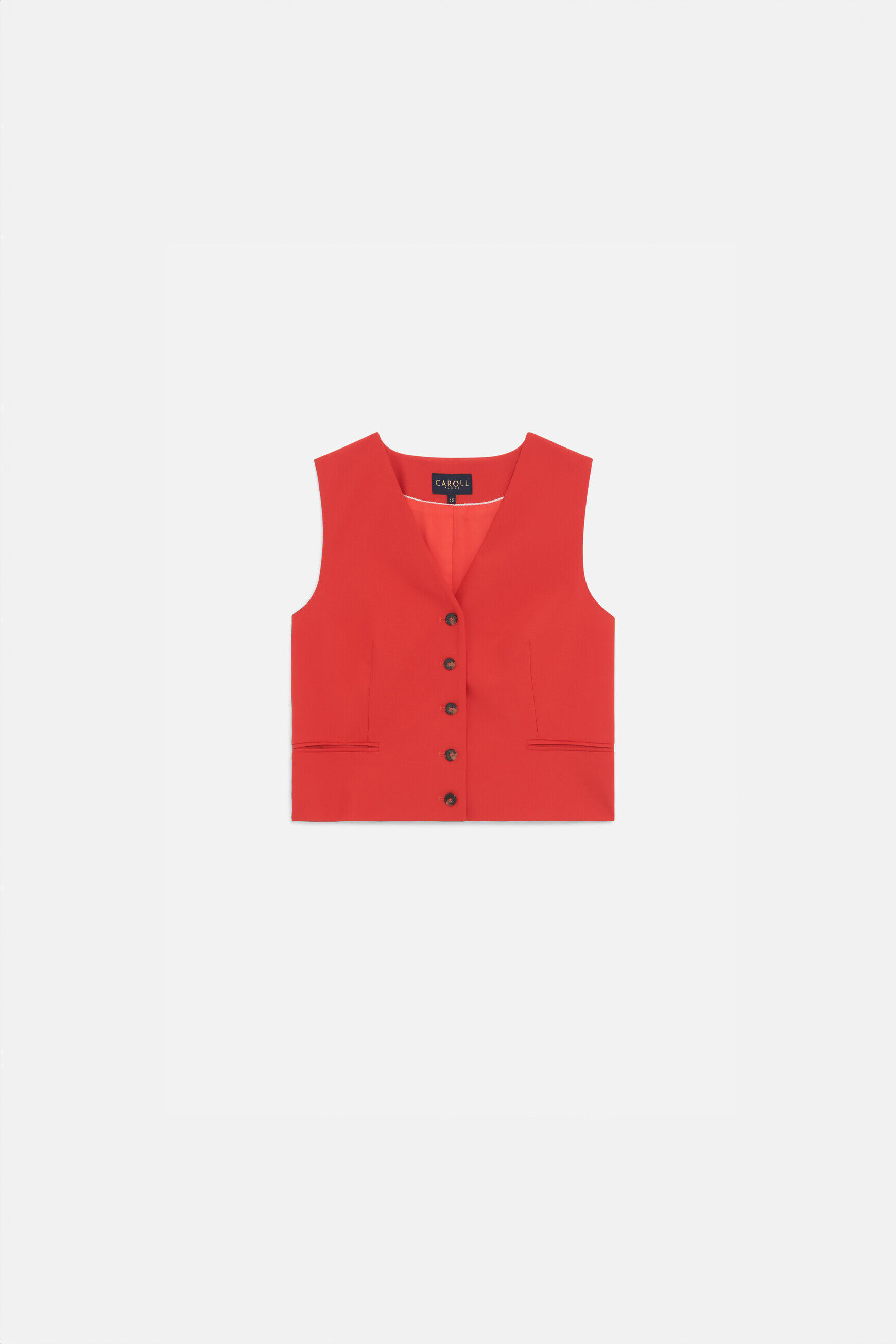Veste classique rouge femme online