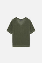 Pull Mialurex khaki green woman
