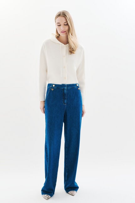 Calças Pontdenim denim double stone mulher