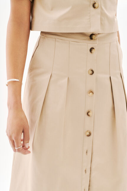 Jupe Johanna taupe femme