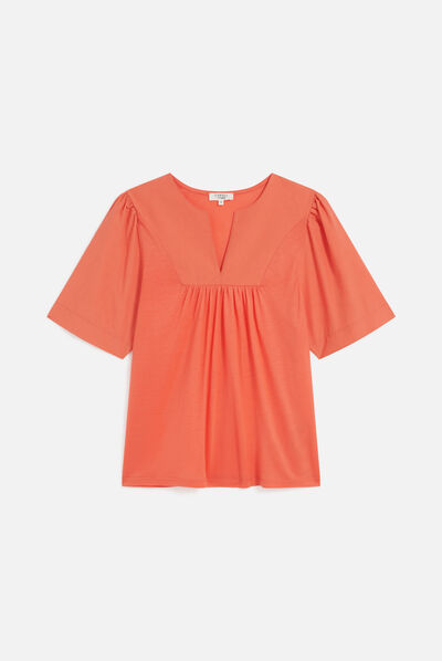T-shirt tarya orange femme