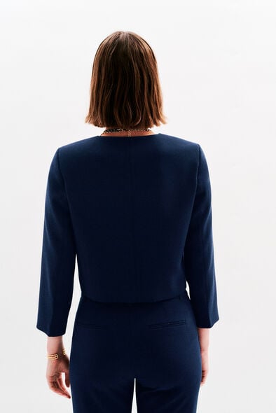 veste vernis bleu marine femme Veste Vernis bleu marine femme