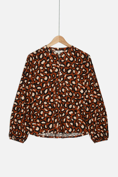 T-shirt/blouse Carla ecru vrouw