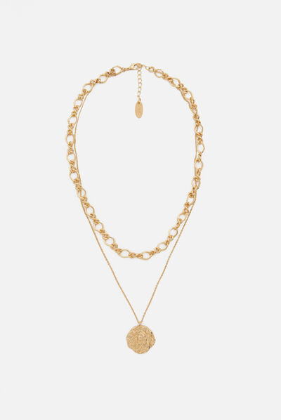 Collier fiona couleur or femme
