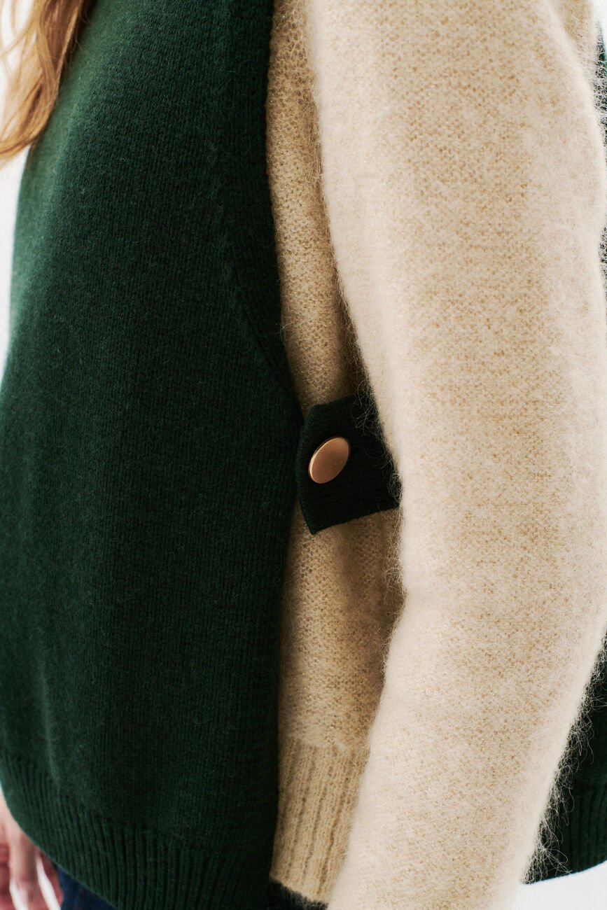 poncho hevy vert fonce vrouw poncho hevy vert foncé vrouw