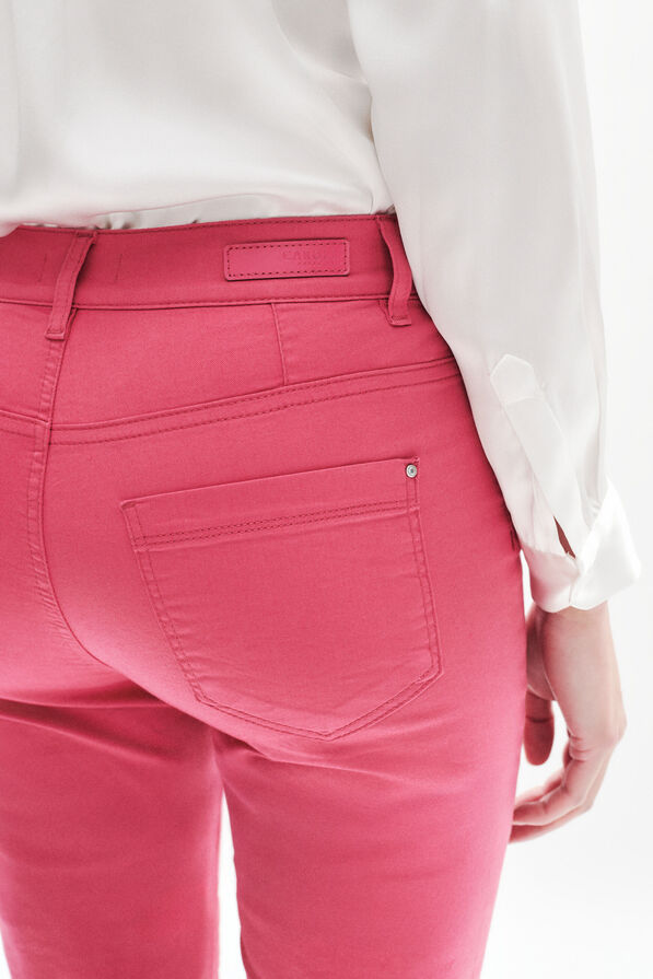 pantacourt mason rouge foncé femme