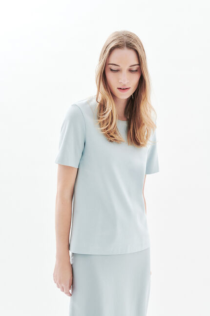 T-shirt thugo vert clair femme