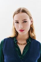 milou cardigan navy blue woman