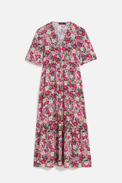 Robe tania rose femme