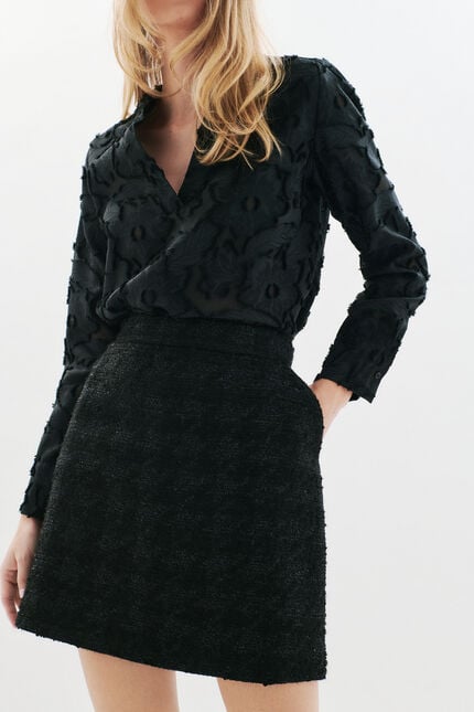 Janette3 skirt black woman