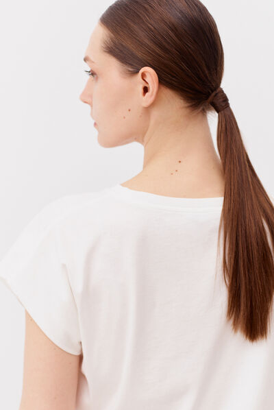 t-shirt erica avorio donna